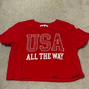 Red USA Graphic T-Shirt